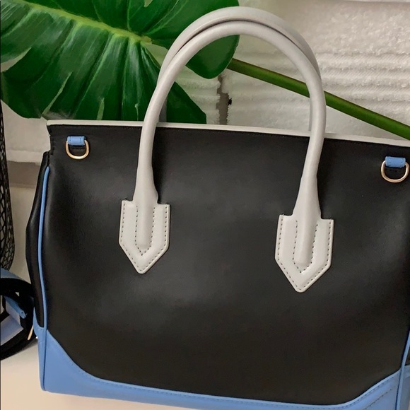 Blue black and gray Versace purse - Picture 3 of 5